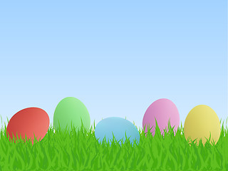 Image showing Easter Eggs, Illustration