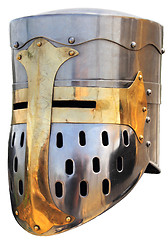 Image showing Medieval knight's helmet3