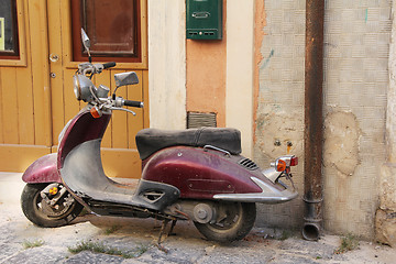 Image showing Oldimer scooter