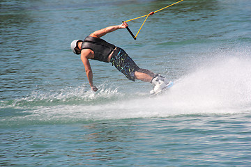 Image showing Water-skiing