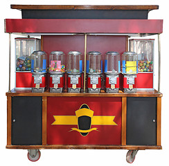 Image showing Kiosk with candies