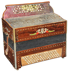 Image showing Old accordion