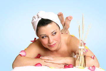 Image showing Aroma therapy beauty treatment