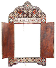 Image showing Antique Moroccan mirror