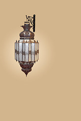 Image showing Traditional Arab wall lamp