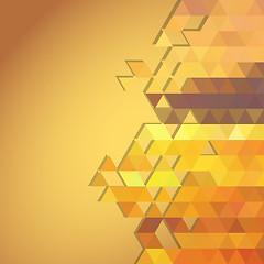 Image showing pattern geometric. Background with triangles