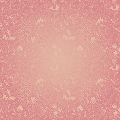 Image showing Seamless texture with flowers