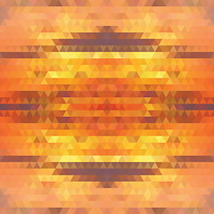 Image showing pattern geometric. Background with triangles