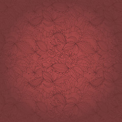 Image showing Seamless abstract hand-drawn texture