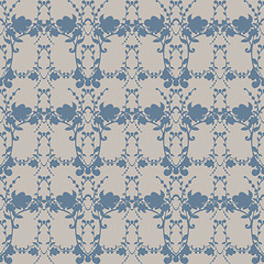 Image showing floral wallpaper