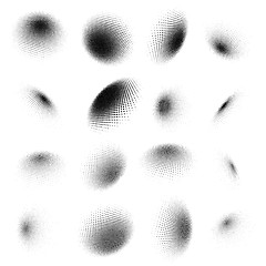 Image showing Abstract halftone circle design. EPS 10
