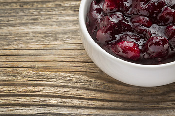 Image showing sugar free cranberry sauce