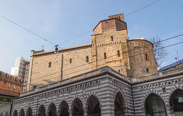 Image showing Santo Stefano church in Genoa