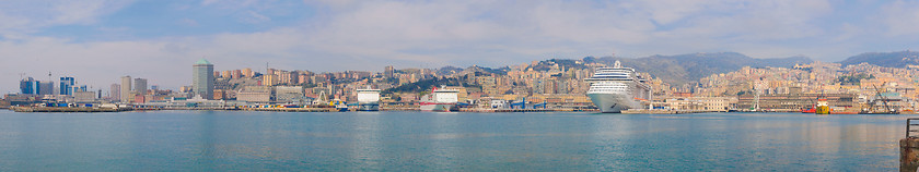 Image showing Genoa panorama