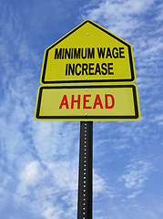 Image showing monimum wage increase ahead