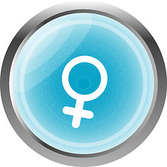 Image showing sex web glossy icon isolated on white