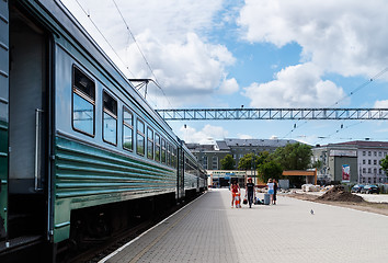 Image showing Kaliningrad railway station Northern. Russia