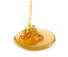 Image showing pouring honey