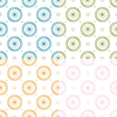 Image showing swirl blue repeat multi