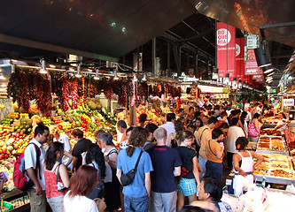 Image showing Boqueria - Barcelona market