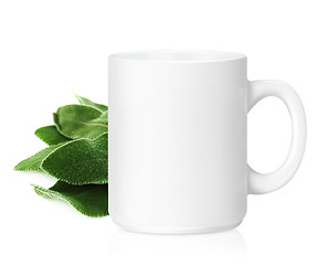 Image showing White ceramic mug