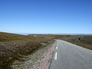 Image showing Road to Nordkapp, North Cape