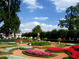 Image showing Famous Russian landmark - Peterhof