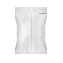 Image showing White Blank Foil Food Bag