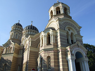 Image showing Orthodox Cathedral in Riga