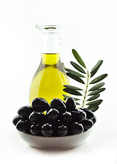 Image showing Black Olives
