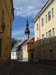 Image showing Old town street, Tallinn