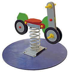 Image showing Wooden Seesaw