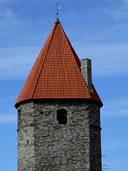 Image showing Old tower in Tallinn