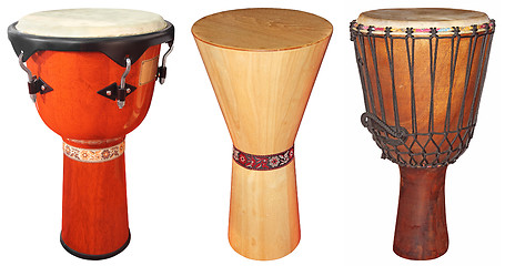 Image showing Djembe drums