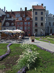 Image showing Main square in Riga (Latvia)