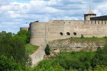 Image showing  view fortress of Ivangorod 