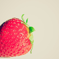 Image showing Retro look Strawberry