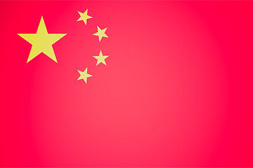Image showing Retro look Flag of China Retro look
