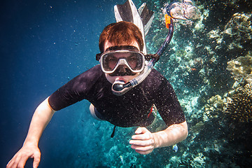 Image showing Snorkeler