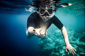 Image showing Snorkeler