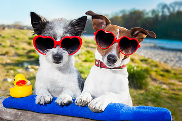 Image showing love couple on vacation