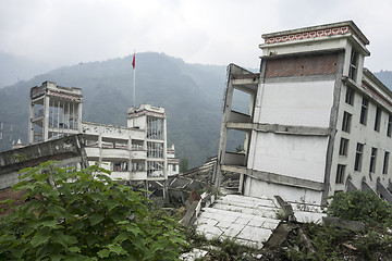 Image showing Damage Buildings of Wenchuan Earthquake