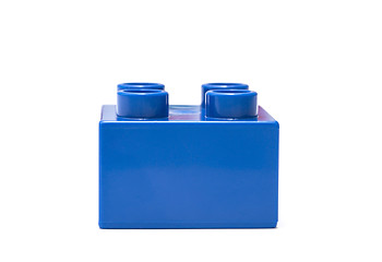 Image showing blue building block