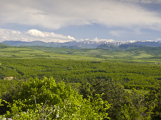 Image showing Sky and clouds in open space