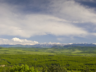 Image showing Sky and clouds in open space