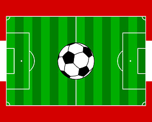 Image showing Soccerfield Austria