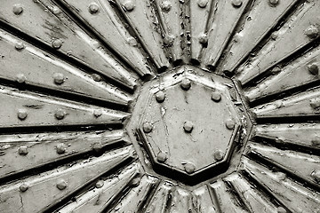 Image showing Architecture detail - sun shape