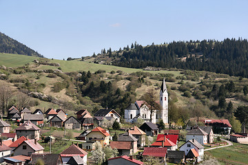 Image showing European village landscape