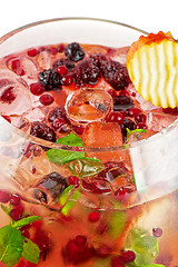 Image showing Berries and fruit cocktail