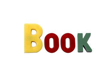 Image showing Letter magnets BOOK